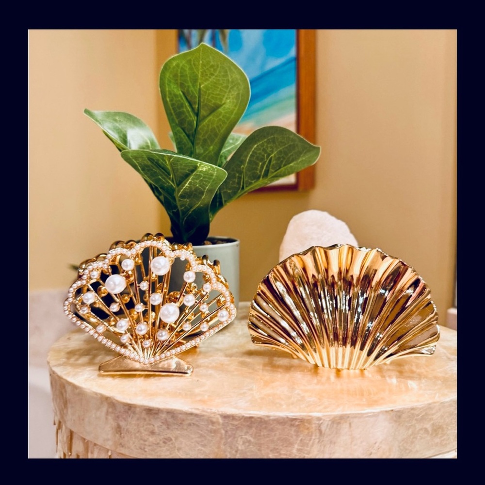 SALE🪸Gold Shell Decorative Pieces🧜🏼‍♀️NWOT